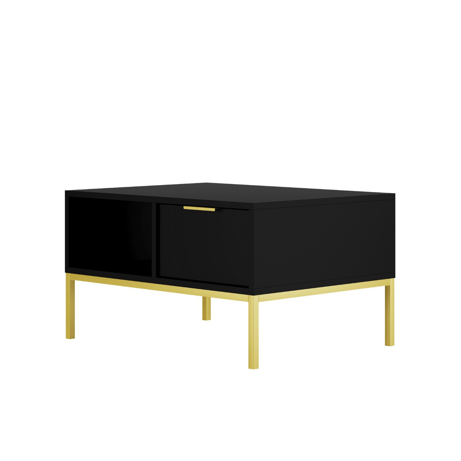 Stolik kawowy Austin 80 czarny & złoty