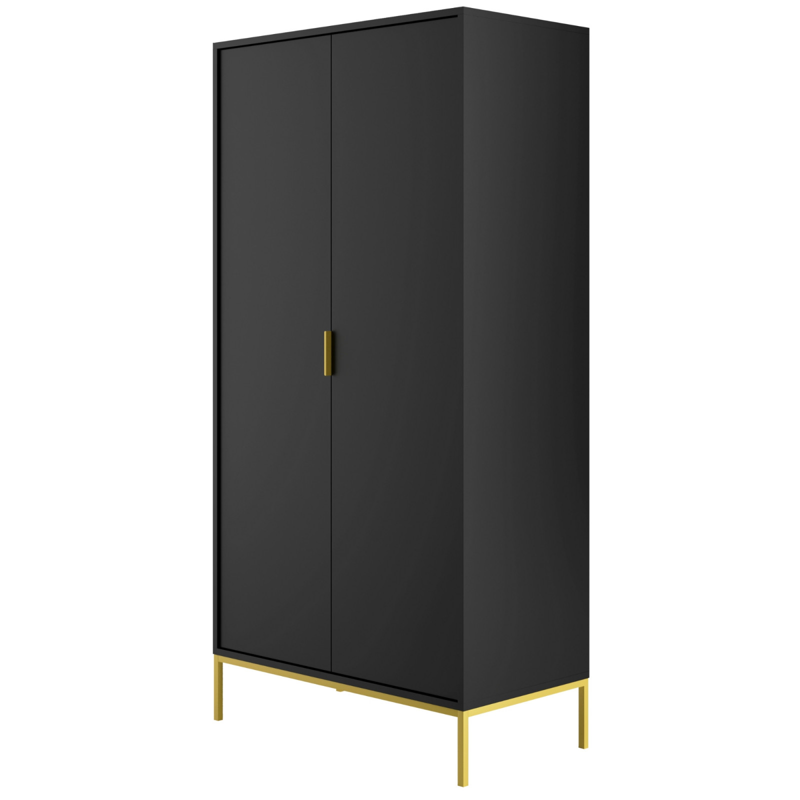 Szafa Austin czarna & złota