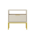 Szafka nocna Austin kaszmir & złota
