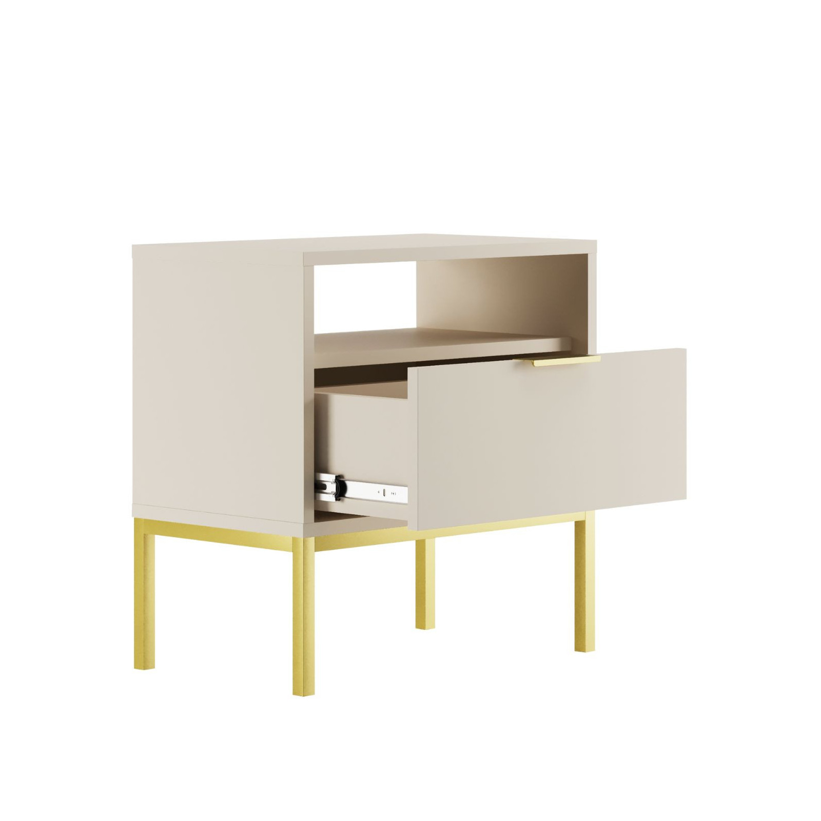 Szafka nocna Austin kaszmir & złota