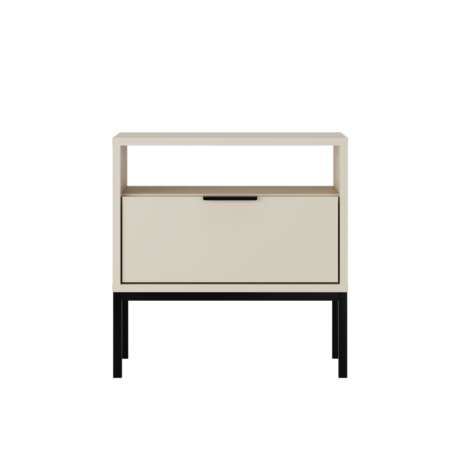 Szafka nocna Austin kaszmir & czarna