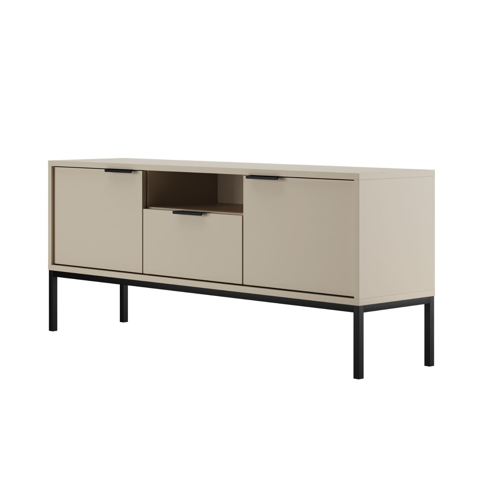 Szafka RTV Austin 135 kaszmir & czarna