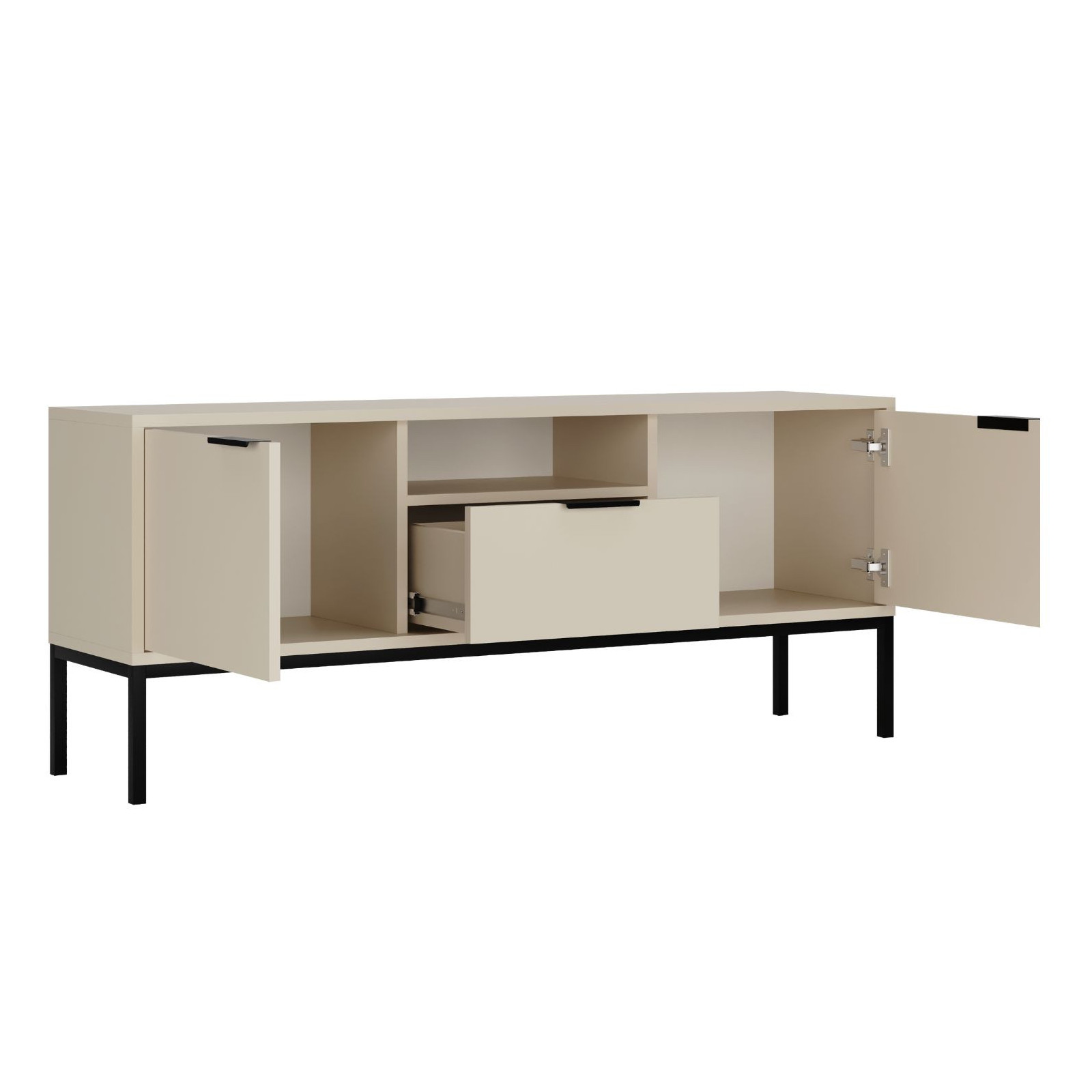 Szafka RTV Austin 135 kaszmir & czarna