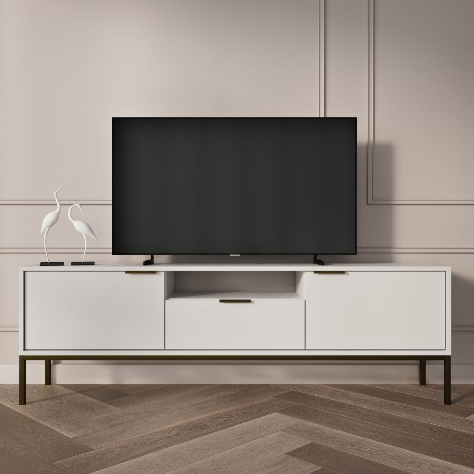 Szafka RTV Austin 175 biała