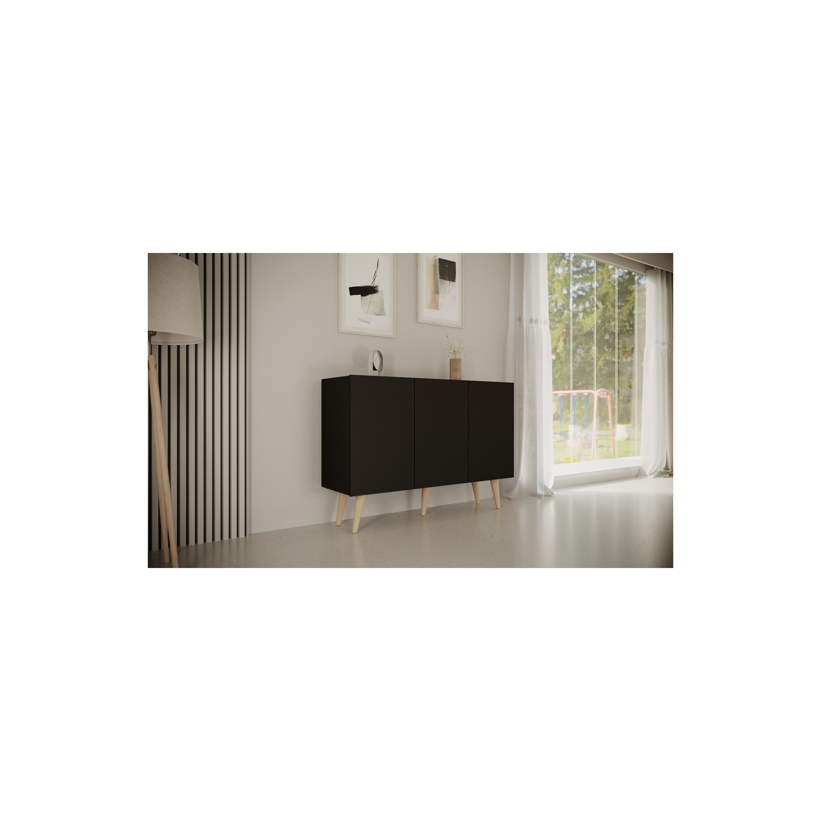 Komoda Toronto czarna