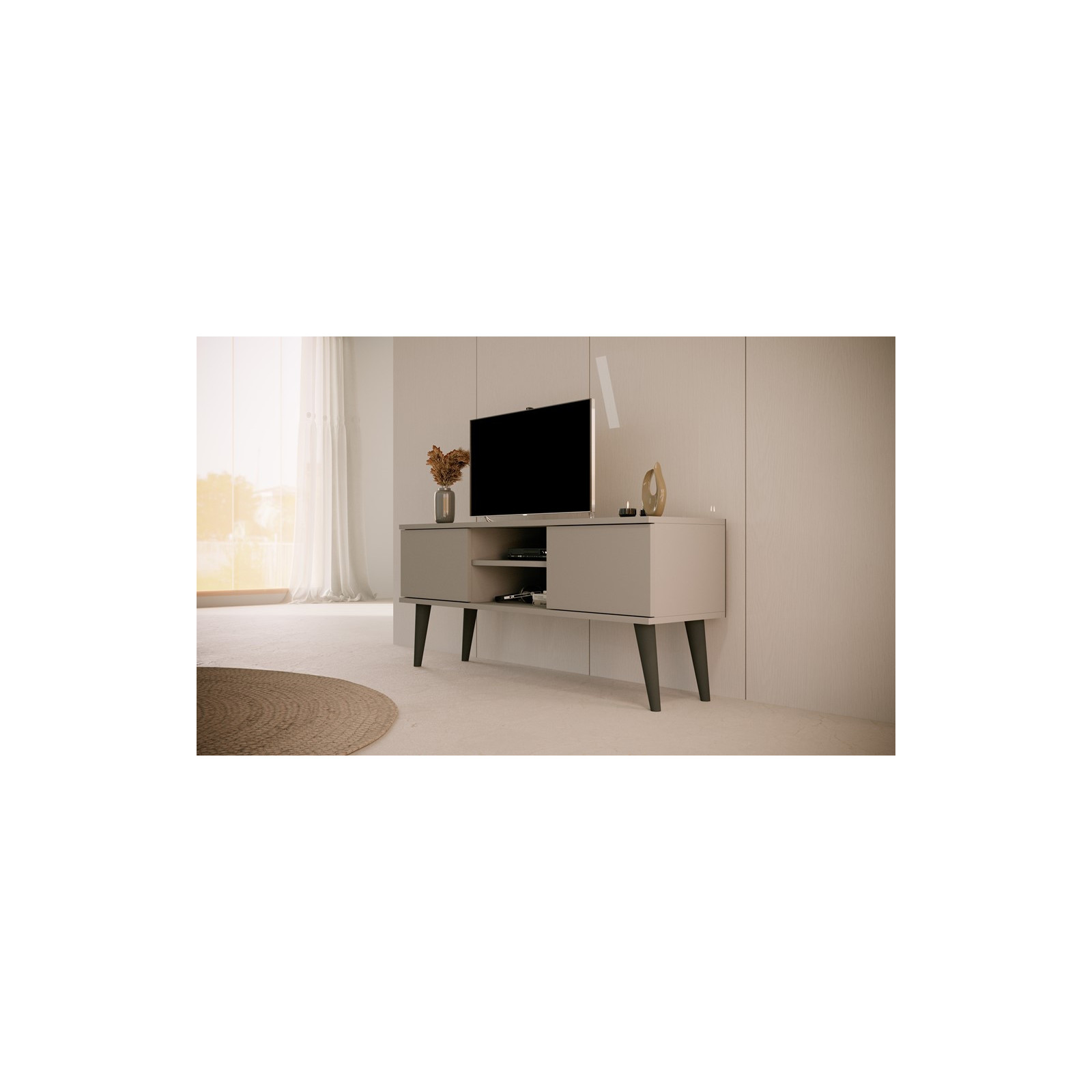 Szafka RTV Toronto 120 szara chinchilla