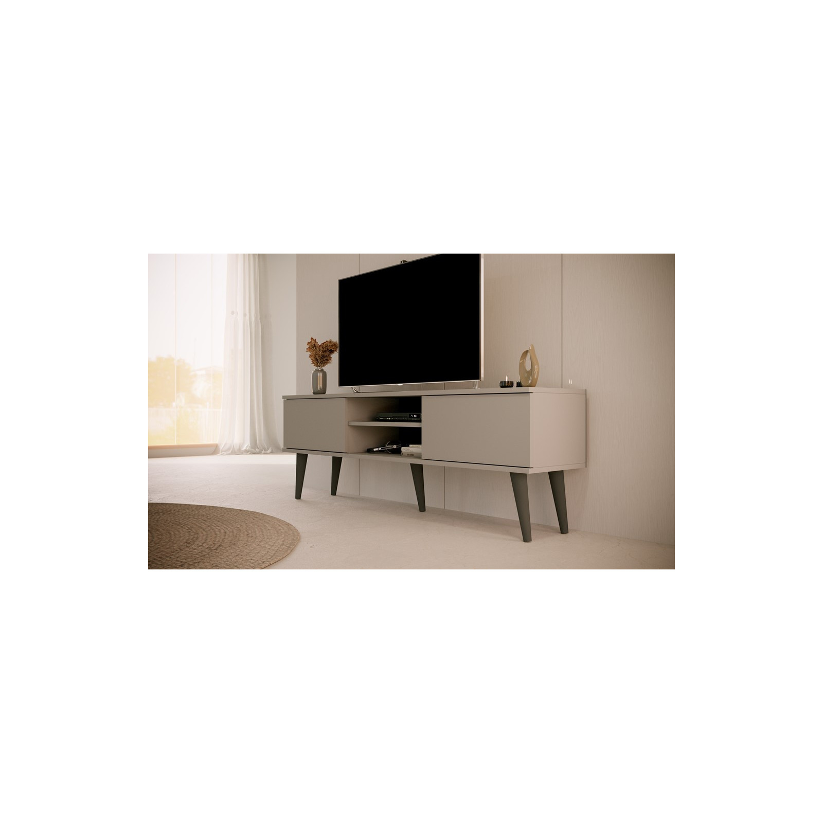 Szafka RTV Toronto 160 szara chinchilla