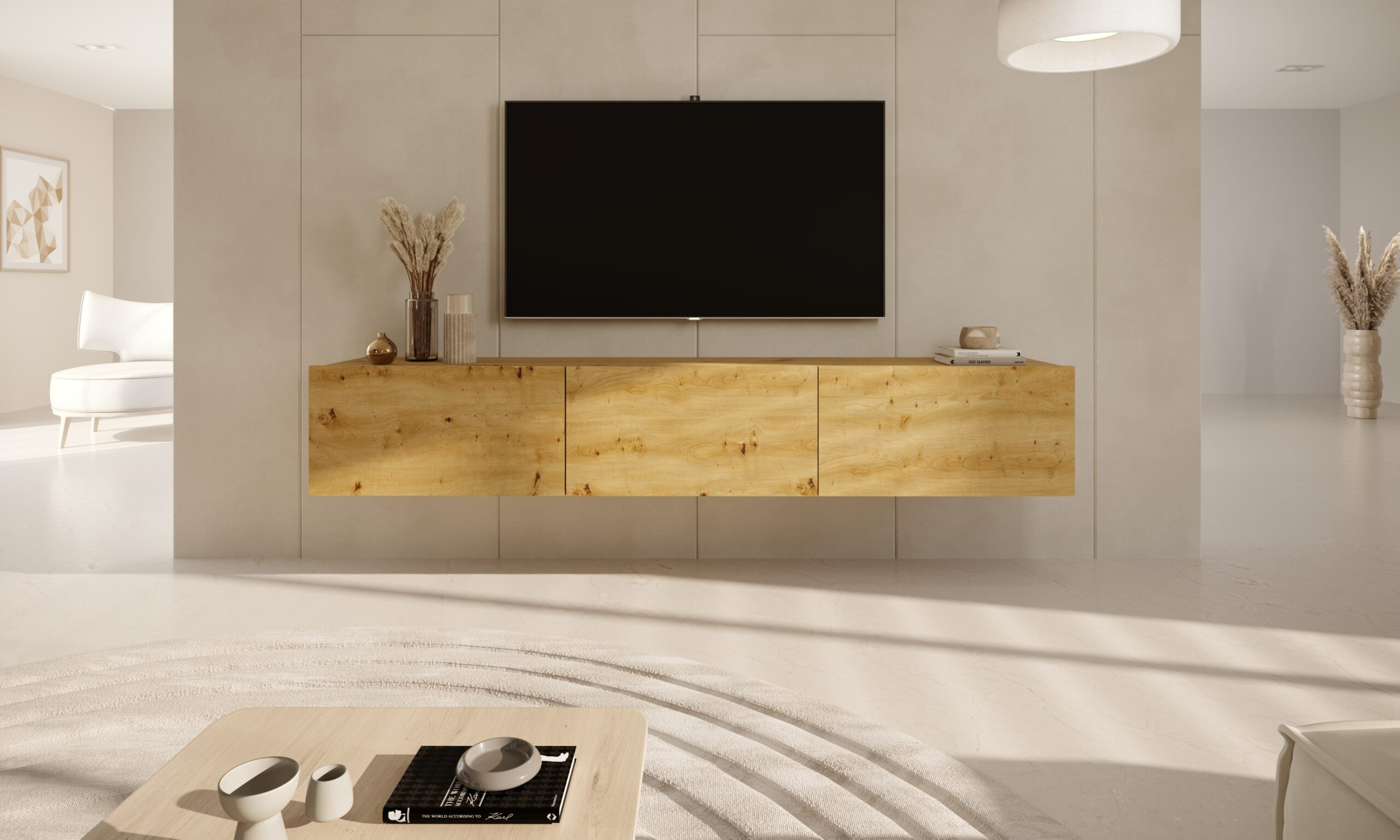 Szafka RTV Dallas 160 Dąb Artisan