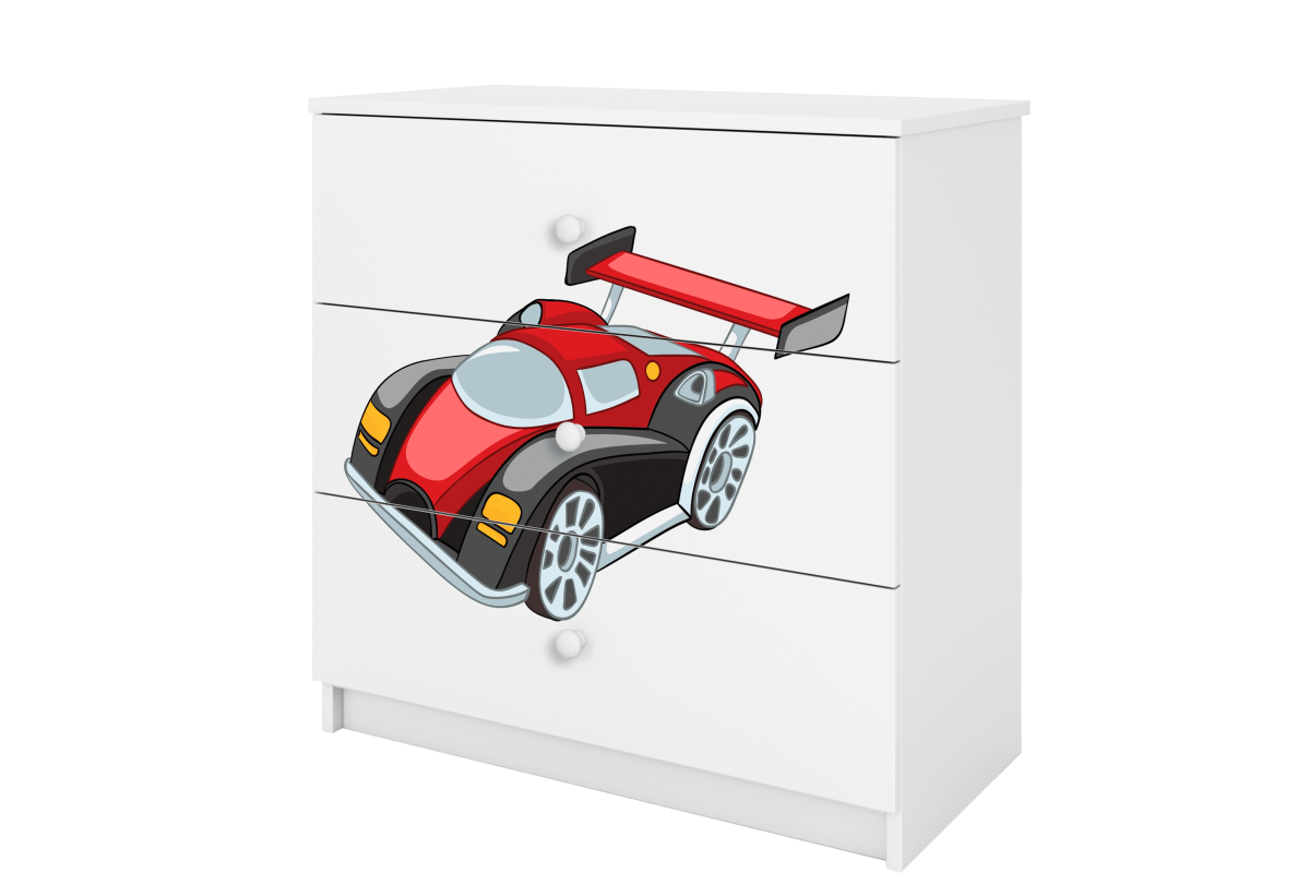 Komoda Babydreams - Auto wyścigowe