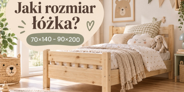 Jaki rozmiar łóżka dla dziecka wybrać? Praktyczny poradnik od 70×140 do 90×200